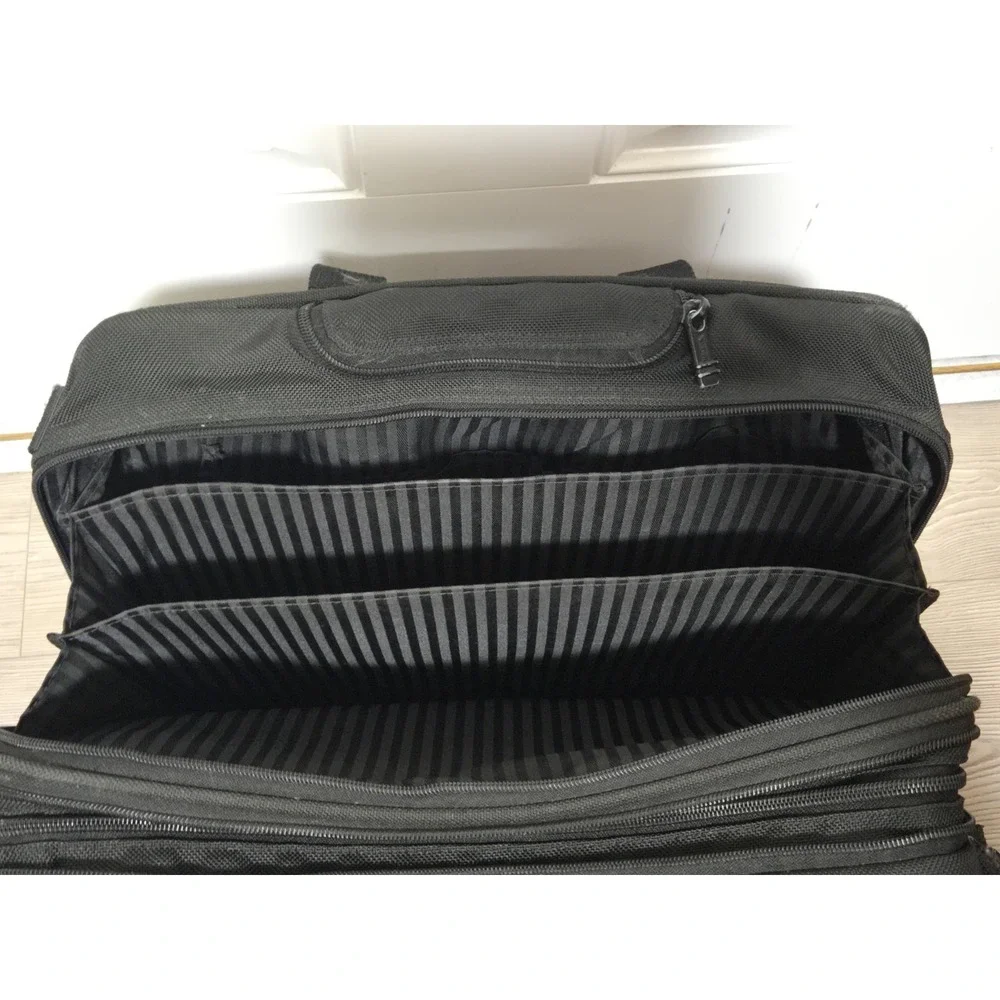 TUMI 2206D3 Deluxe‎ Rolling Expandable Laptop Carry-On Briefcase Ballistic Bag